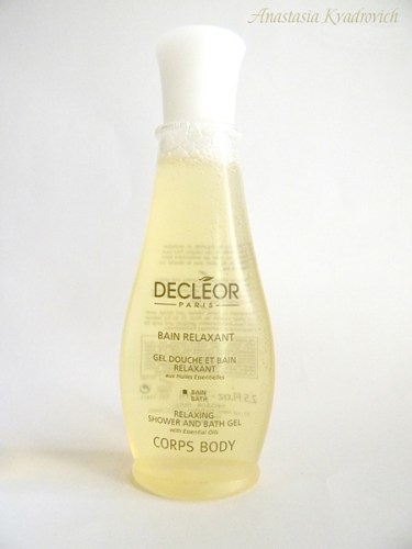 Decleor aroma tisztítja a gél douche et bain relaxant relaxáló zuhanyt és fürdő gélt - relaxáló gélt
