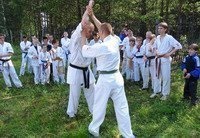 Școala pentru copii și tineret Karate Kyokushinkai - luptător - tabără de țară în vara anului 2008