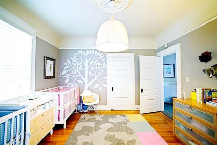 Design de cameră pentru copii pentru gemeni (fotografie)