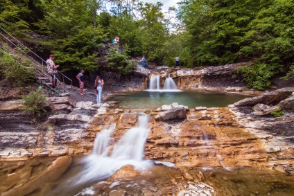 Valea raului zhane, dolmens și cascade - fotografie, hartă, descriere