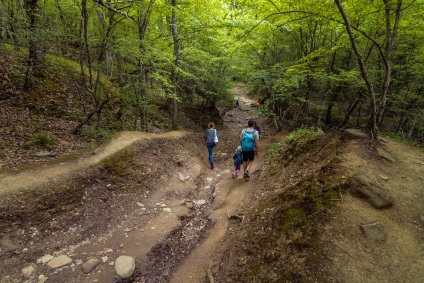 Valea raului zhane, dolmens și cascade - fotografie, hartă, descriere