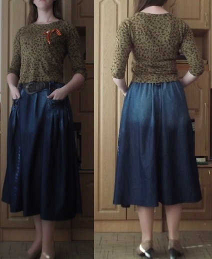 Denim skirt-varenka - recenzie