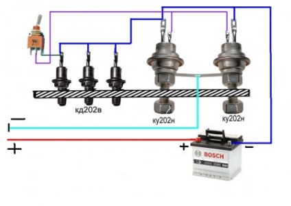 Comutator electronic de greutate