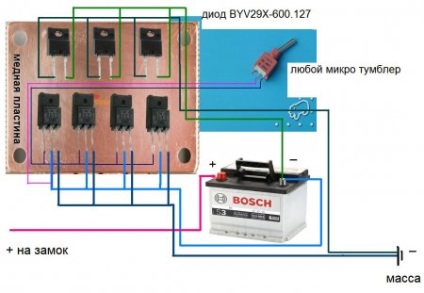 Comutator electronic de greutate