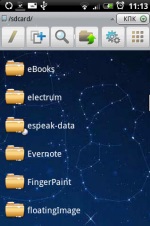 Estrongs file explorer - manager de fișiere pentru Android