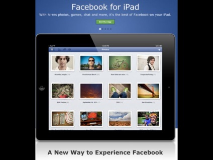 Facebook pentru ipad