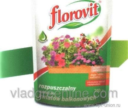 Florovit pentru îngrășăminte solubile în flori de balcon (200 g