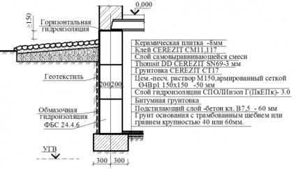 Metode de hidroizolare a fundației, materiale și instrumente pentru izolare