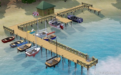 Cum să construiești un port și o barcă de casă în paradisul Sims 3 Island