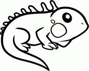 Cum de a desena un iguana pentru copii, cat de simplu si simplu de a desena cu un creion, pix sau markeri