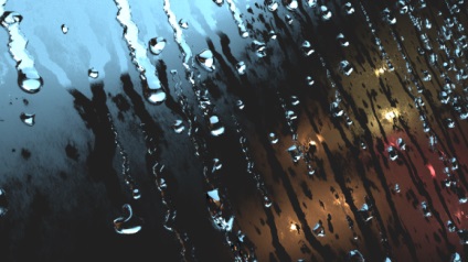 Cum de a simula o sticlă udă de ploaie într-un mixer