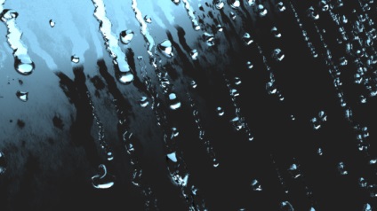 Cum de a simula o sticlă udă de ploaie într-un mixer