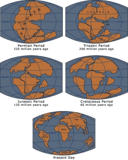 Cum ar arata supercontinentul pangea astazi