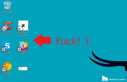 Cum să eliminați săgețile de la comenzile rapide pentru aplicații desktop în Windows 10 - - ferestre de știri 10,