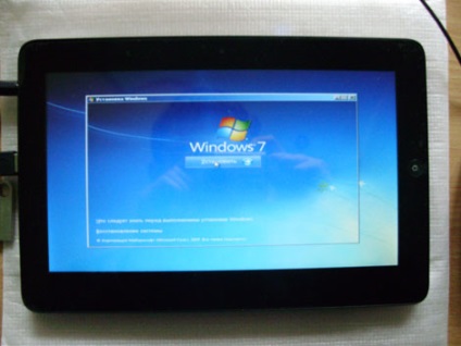 Cum se instalează Windows 7 pe o tabletă