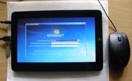 Cum se instalează Windows 7 pe o tabletă