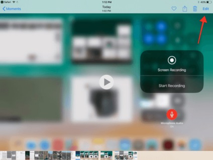 Cum se înregistrează iphone și ipad ecranul cu iOS 11 fără mac