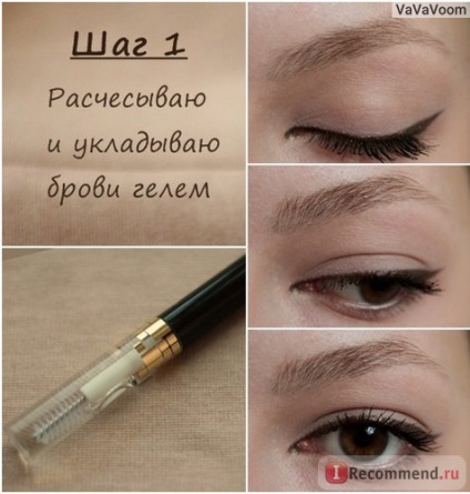 Creion pentru sprancene art-make-up - «fotografie №3 ca pete sprancene pas cu pas cu creion spranceana