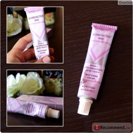 Crema de albire rosa impex cu acțiune de albire achroactive max - 