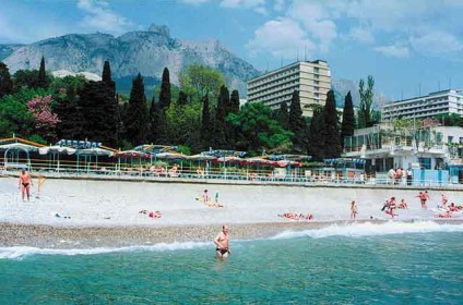 Crimeea, un sanatoriu cu o piscină cu apă de mare denumirea, procedura