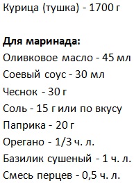 Csirke teljesen a sütőben - recept egy lépésről-lépésre ízletes és rozsdás csirke