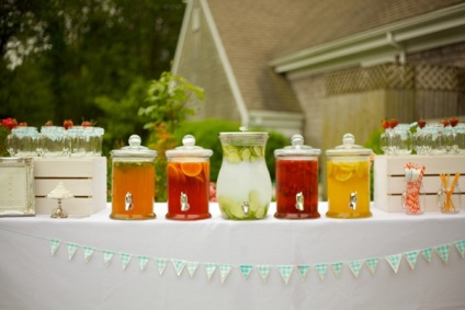 Vara nunta meniu top-5 gusturi de limonadă și servirea sa