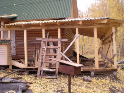 Veranda verde cum să o construim corect și unde, dacha mea