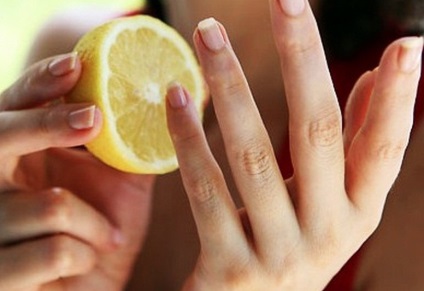 Lemon pentru unghii este utilizarea sa pentru întărire, prescripție de utilizare, sfaturi de fotografie și video