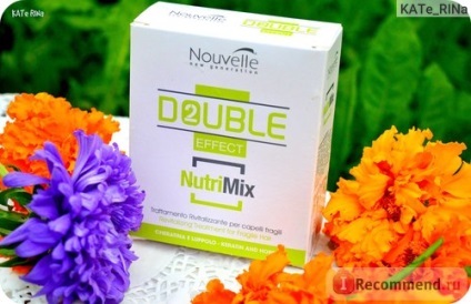 Lotiune pentru restabilirea părului deteriorat nouvelle în fiole efect nutrimix 10 x 10 ml - «✨