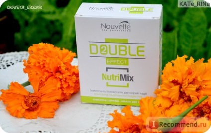 Lotiune pentru restabilirea părului deteriorat nouvelle în fiole efect nutrimix 10 x 10 ml - «✨