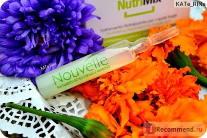 Lotiune pentru restabilirea părului deteriorat nouvelle în fiole efect nutrimix 10 x 10 ml - «✨