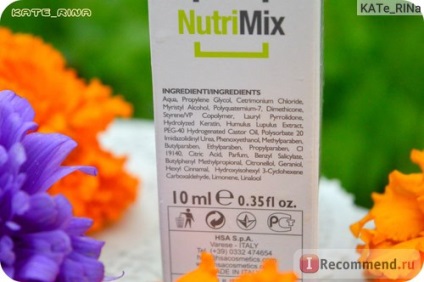 Lotiune pentru restabilirea părului deteriorat nouvelle în fiole efect nutrimix 10 x 10 ml - «✨