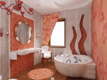 Mozaic în baie