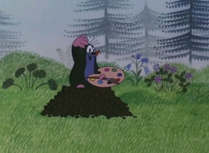 Un desen animat despre aventurile unui mol