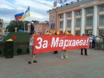 La mitingul opoziției din Buryația, candidatul pentru șef și adjunctul khurala aproape că nu sa luptat.