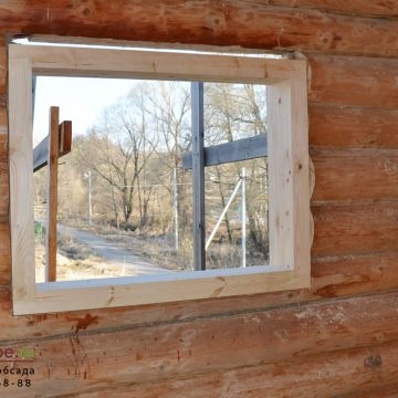 Egy ablak (burkolat) a nyílások egy faház árak, felülvizsgálatok