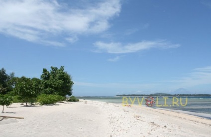 Insulele gili în Indonezia, descrierea odihnei pe gili, vârful și fotografia turistului