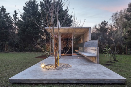 Pavilion de odihnă din beton în studioul din Buenos Aires besonías almeida arquitectos,