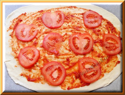 Pizza margarita mozzarella sajt, ode főzéshez