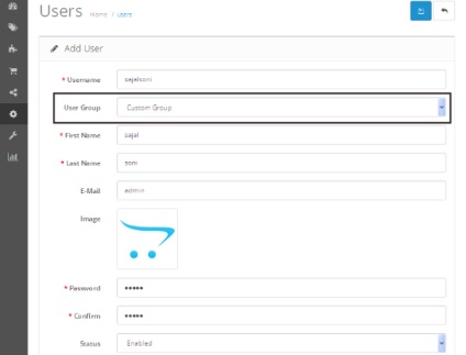 Conceptul de permisiuni de utilizator în opencart