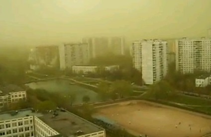 Un nor verde de moscoviți speriat ceata galbenă - ghicitorile planetei Pământ - știri