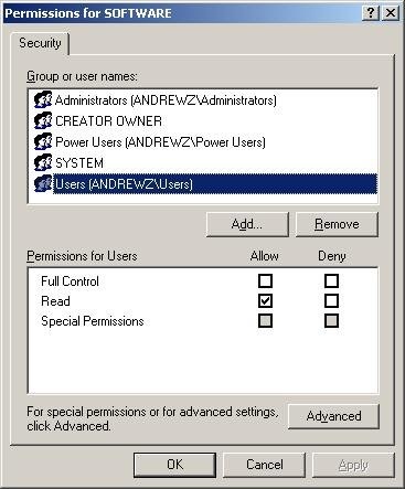 Înțelegerea ferestrei de registry 2003