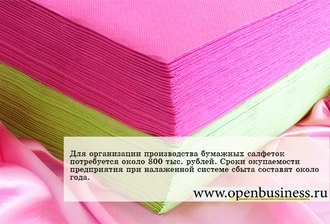 Producția de șervețele sanitare umede care încep investițiile de la 30.000 $