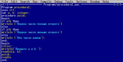 Proceduri în pascal