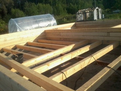 Calculul materialului pentru decalajul și grinzile unei case din lemn - construcții în țară