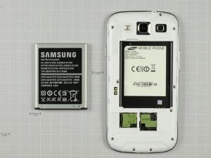 Dezasamblarea telefonului Samsung galaxy siii