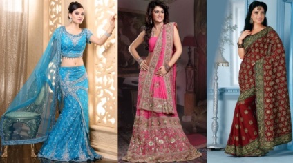 Stiluri diferite, îmbrăcăminte indiană sari - senzuală