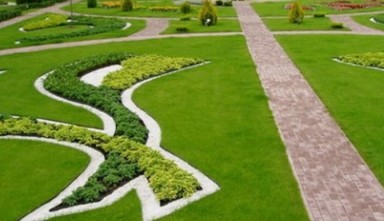 Rendszeres kerti stílus, gyönyörű ötletek a kertre