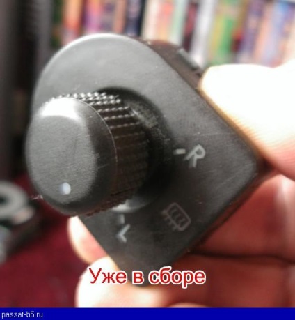 Repararea joystick-ului de control oglindă pe vw passat b5