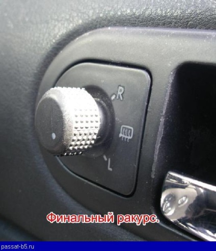 Repararea joystick-ului de control oglindă pe vw passat b5